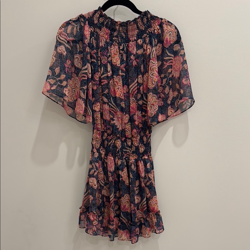 MISA Los Angeles Floral Chiffon Mini Dress | Size Small | NWT - Picture 3 of 5